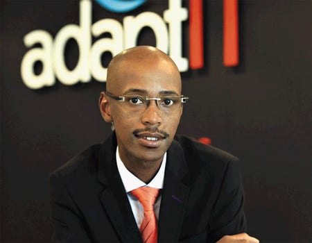 Adapt IT CEO Sbu Shabalala. Picture: SUNDAY TIMES