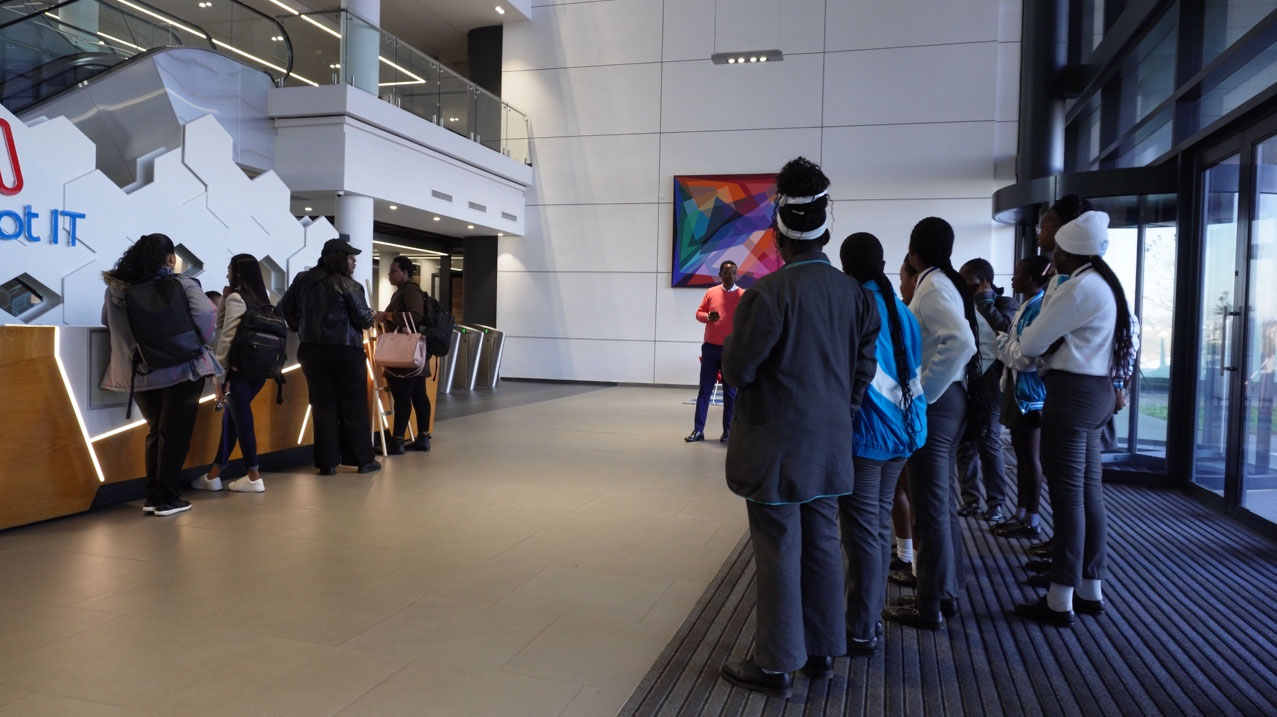 ETS Take A girl Child To Work Day in partnership with Adapt IT